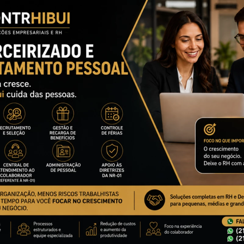 Terceirização de RH | Departamento Pessoal e Gestão de Pessoas