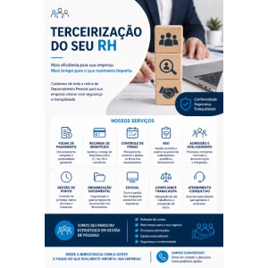 Terceirização de RH | Departamento Pessoal e Gestão de Pessoas